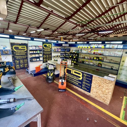 Magasin pièces de rechange TP - DB EQUIPMENT Savoie