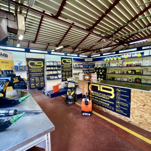 Magasin pièces de rechange TP - DB EQUIPMENT Savoie