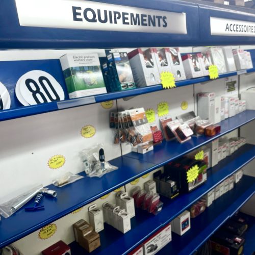 Magasin pièces de rechange TP - DB EQUIPMENT Savoie