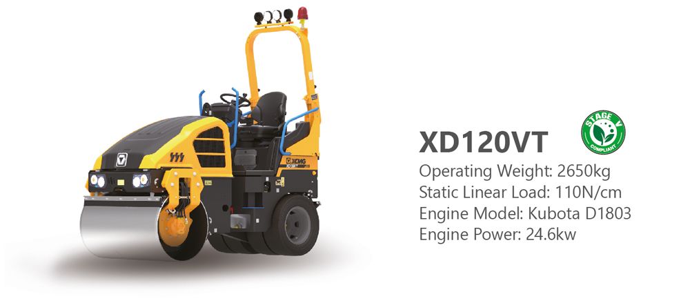 Compacteur XCMG XD120VT